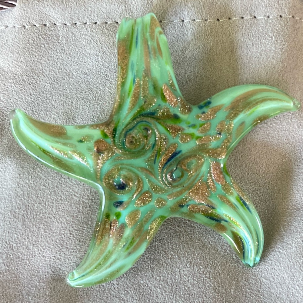 Starfish Glass Pendant
